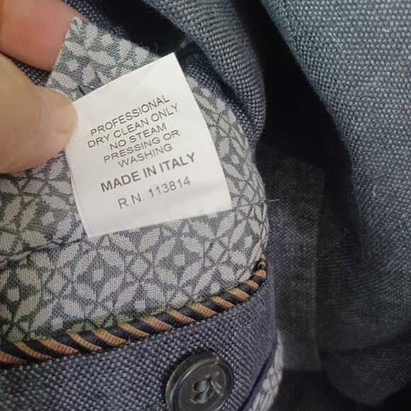 Billy Reid Archie Iconic Italian Linen Jacket  40L - Picture 8 of 13